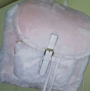 Pink mini backpack